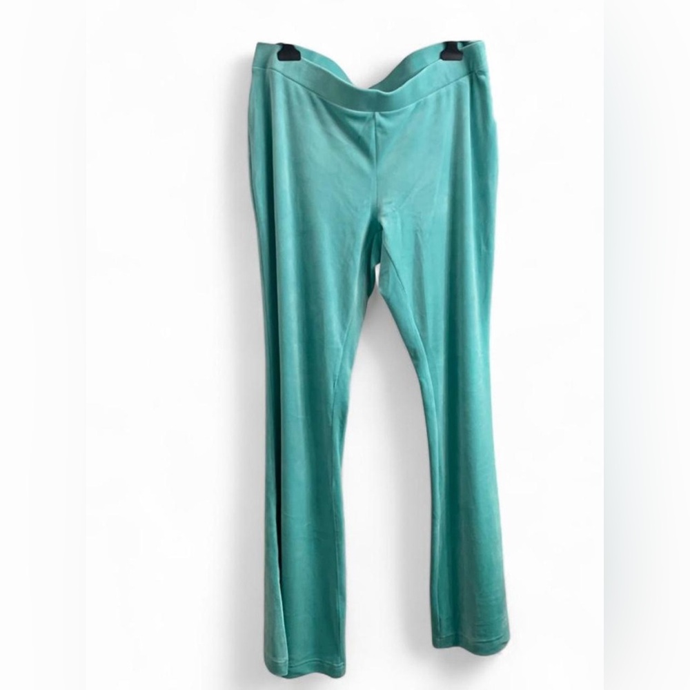 NWOT‎ Juicy Couture OG Big Bling velour track pants in a turquoise #juicycouture